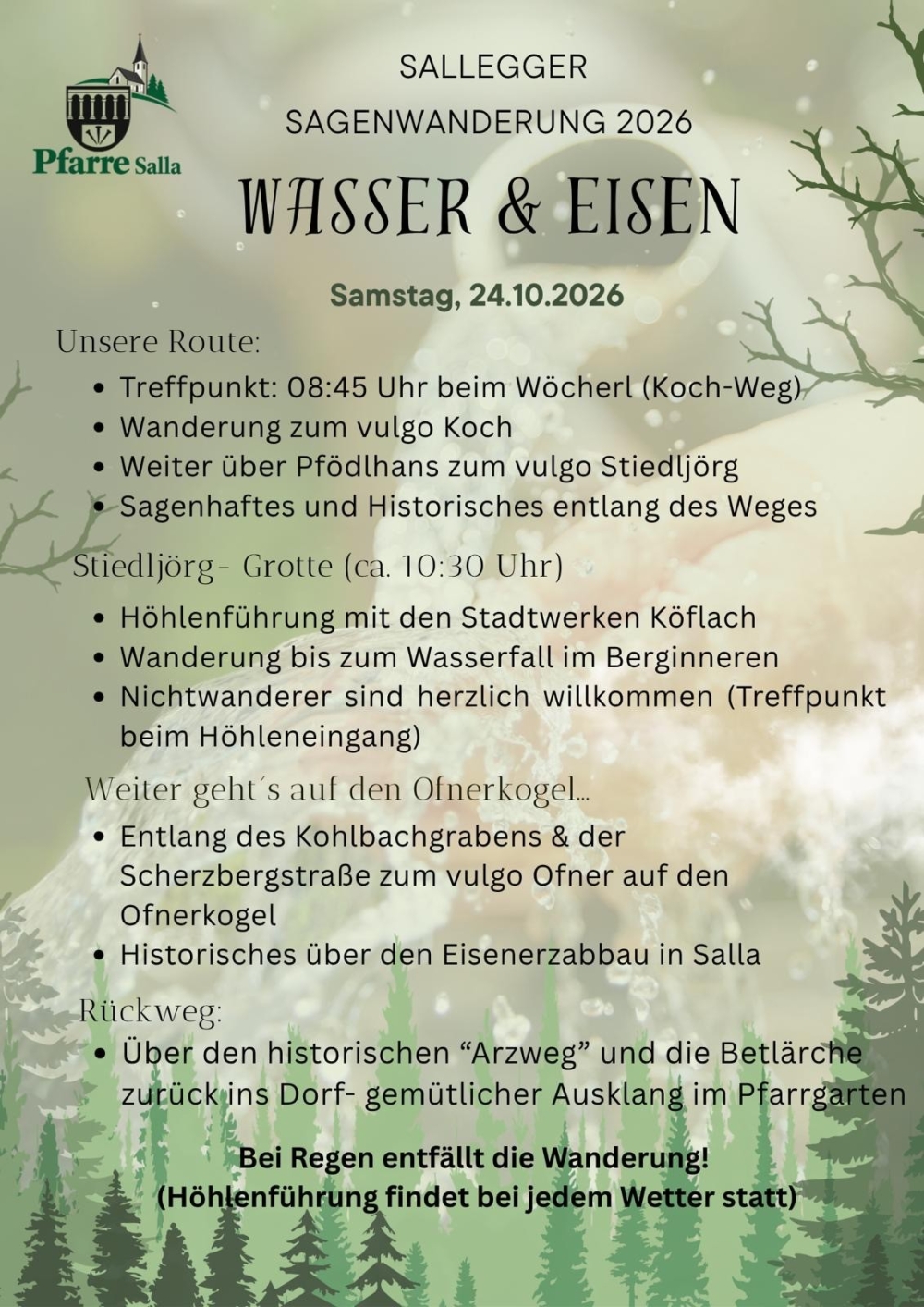Wasser & Eisen - Sallegger Sagenwanderung