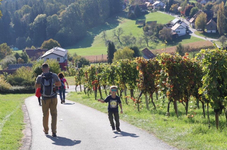 Stürmische Wanderung